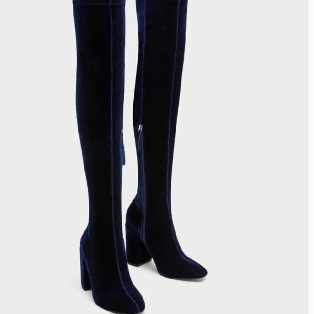 Zara Black Over the Knee Boots